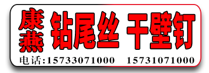 康燕钻尾螺丝 干壁钉