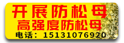 开展防松螺母 高强度防松母
