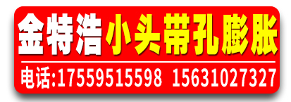 邯郸市特浩小头带孔膨胀