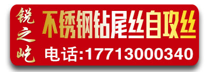 江苏锐之屹不锈钢钻尾螺丝 不锈钢自攻丝
