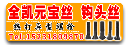 全凯元宝丝 钩头丝 四方螺栓 衬板丝 锥度内六角 异型螺栓